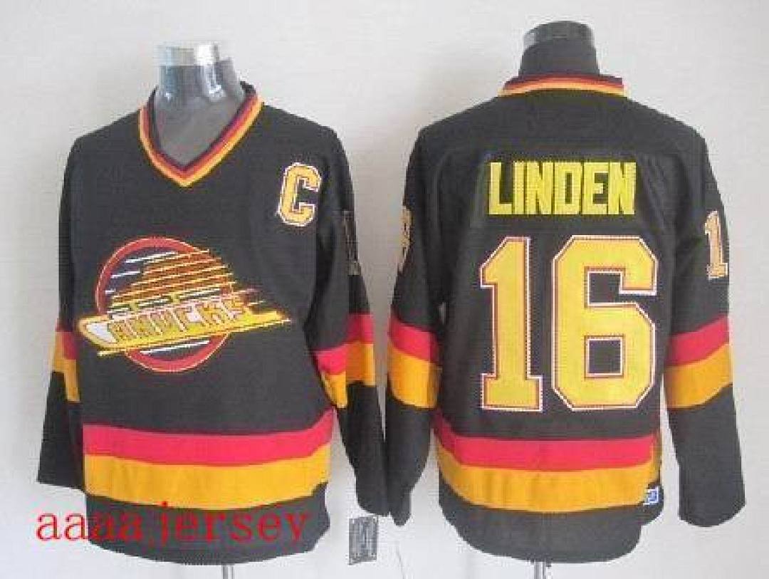 Vancouver Canucks retro ice hockey jersey M-3XL 温哥华加人队复古冰球服(5) 5