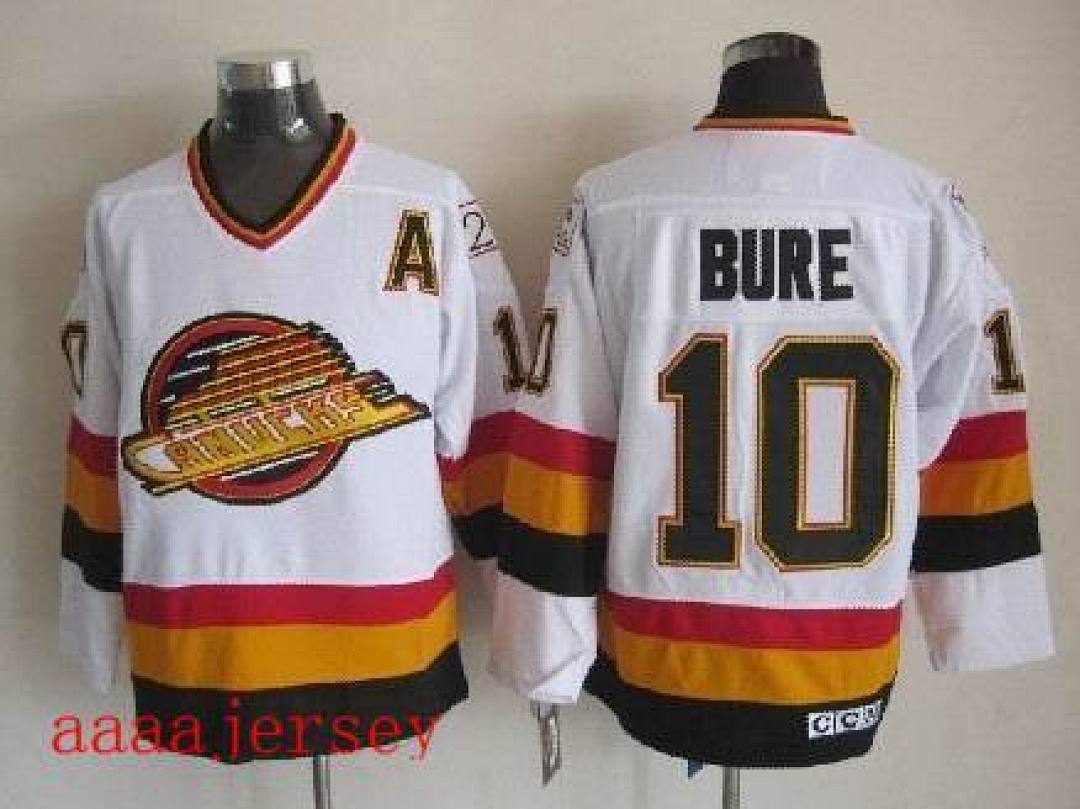 Vancouver Canucks retro ice hockey jersey M-3XL 温哥华加人队复古冰球服(4)