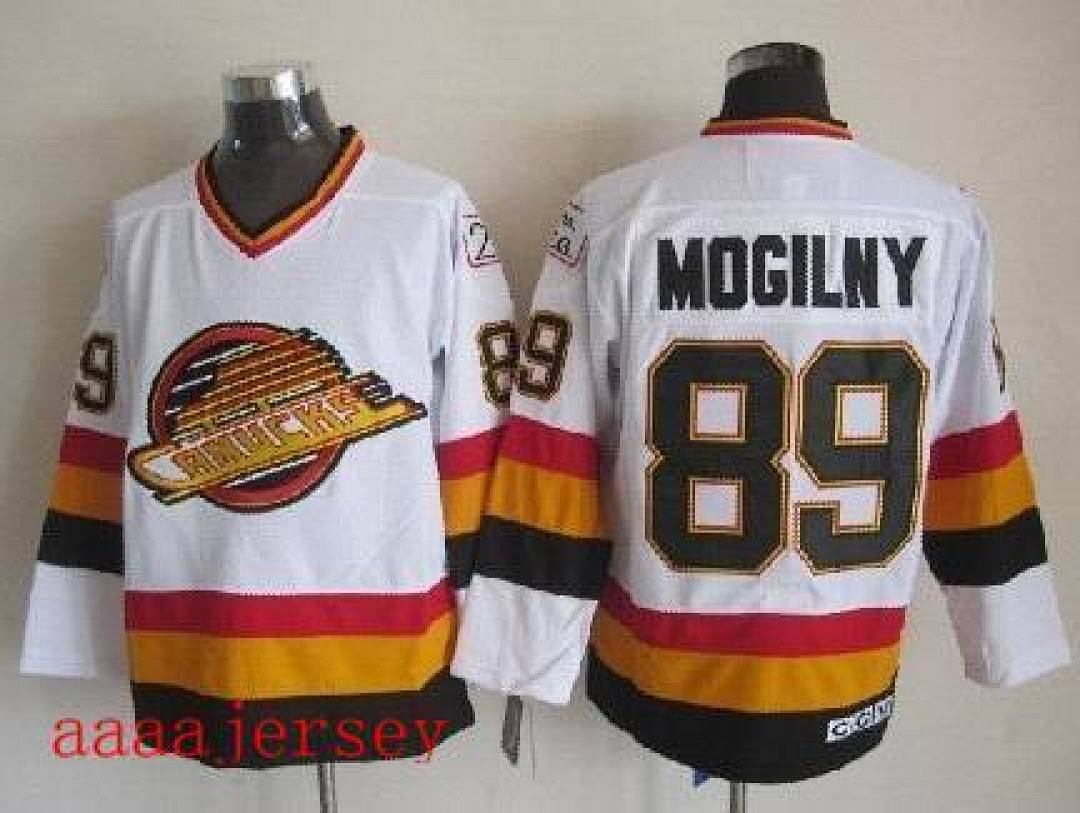 Vancouver Canucks retro ice hockey jersey M-3XL 温哥华加人队复古冰球服(4) 3