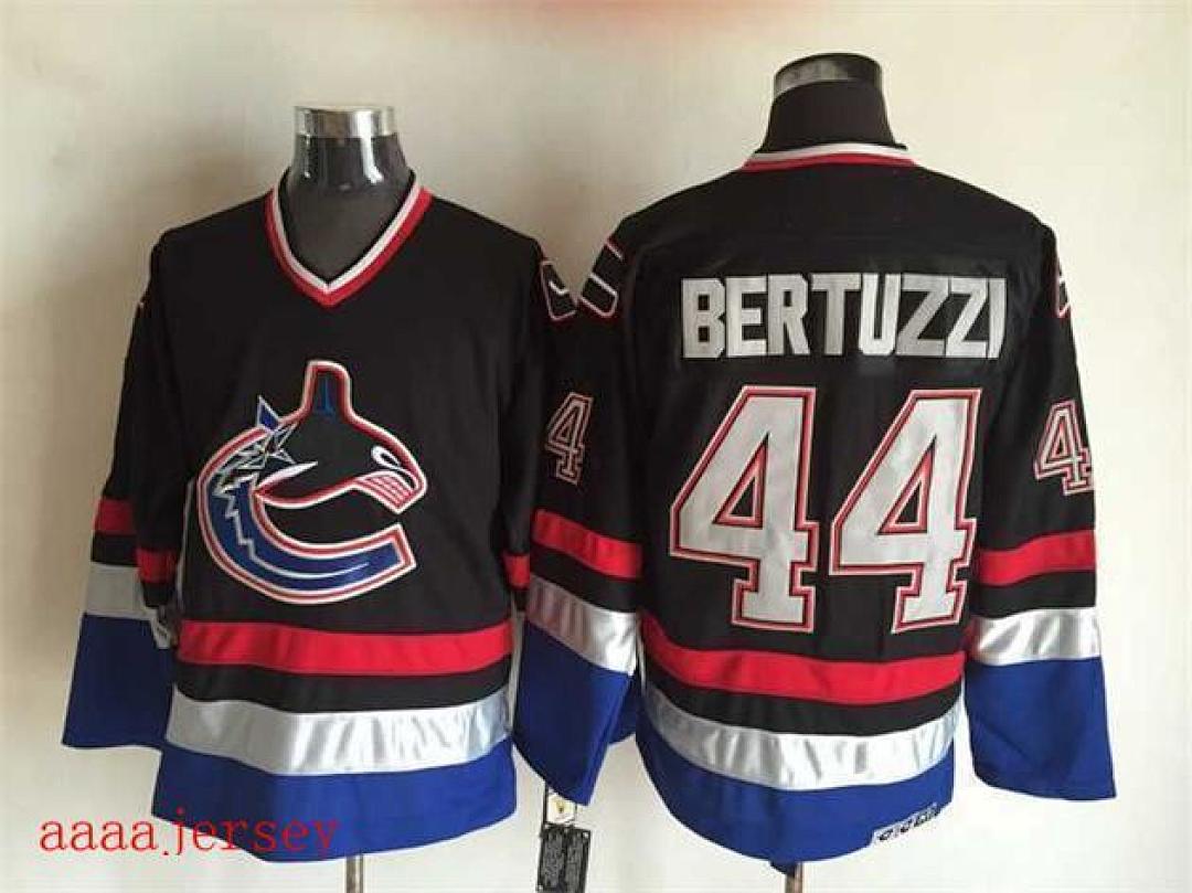 Vancouver Canucks retro ice hockey jersey M-3XL 温哥华加人队复古冰球服(3)