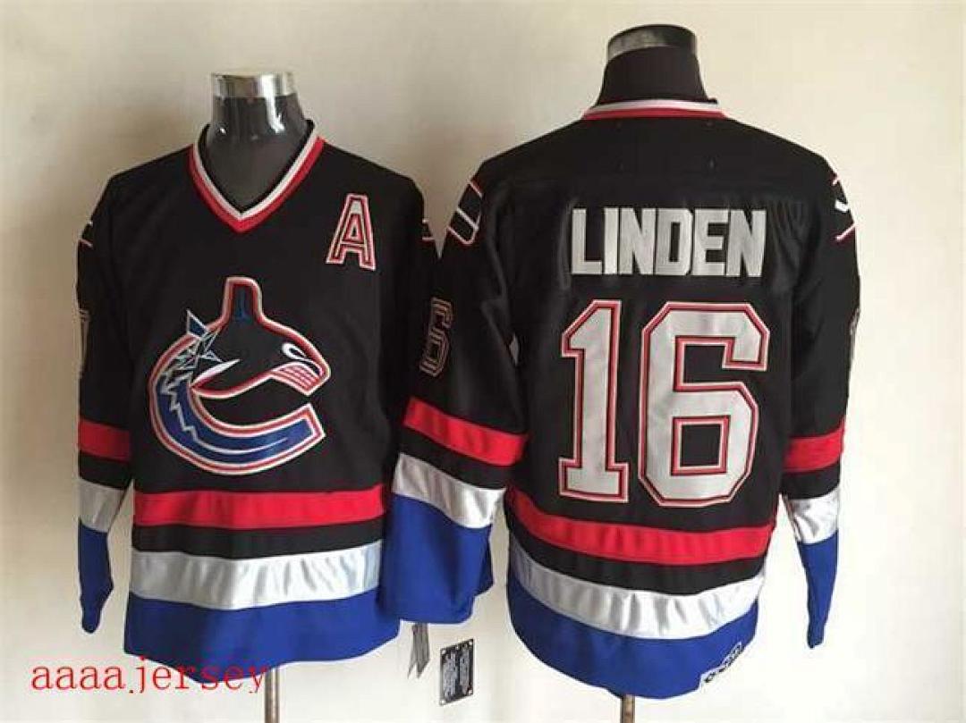 Vancouver Canucks retro ice hockey jersey M-3XL 温哥华加人队复古冰球服(3) 3