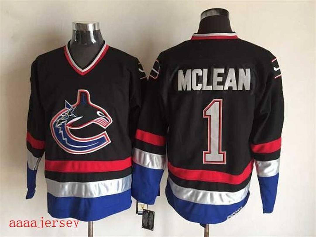 Vancouver Canucks retro ice hockey jersey M-3XL 温哥华加人队复古冰球服(3) 5
