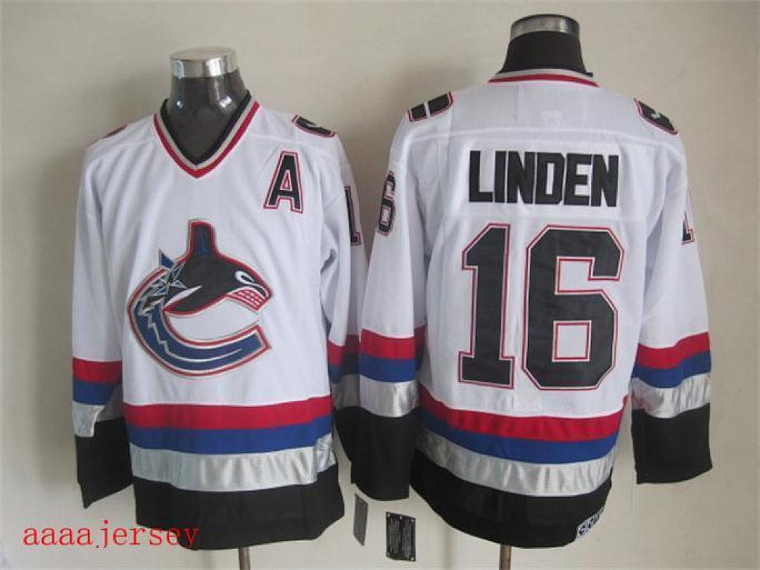 Vancouver Canucks retro ice hockey jersey M-3XL 温哥华加人队复古冰球服(2) 3