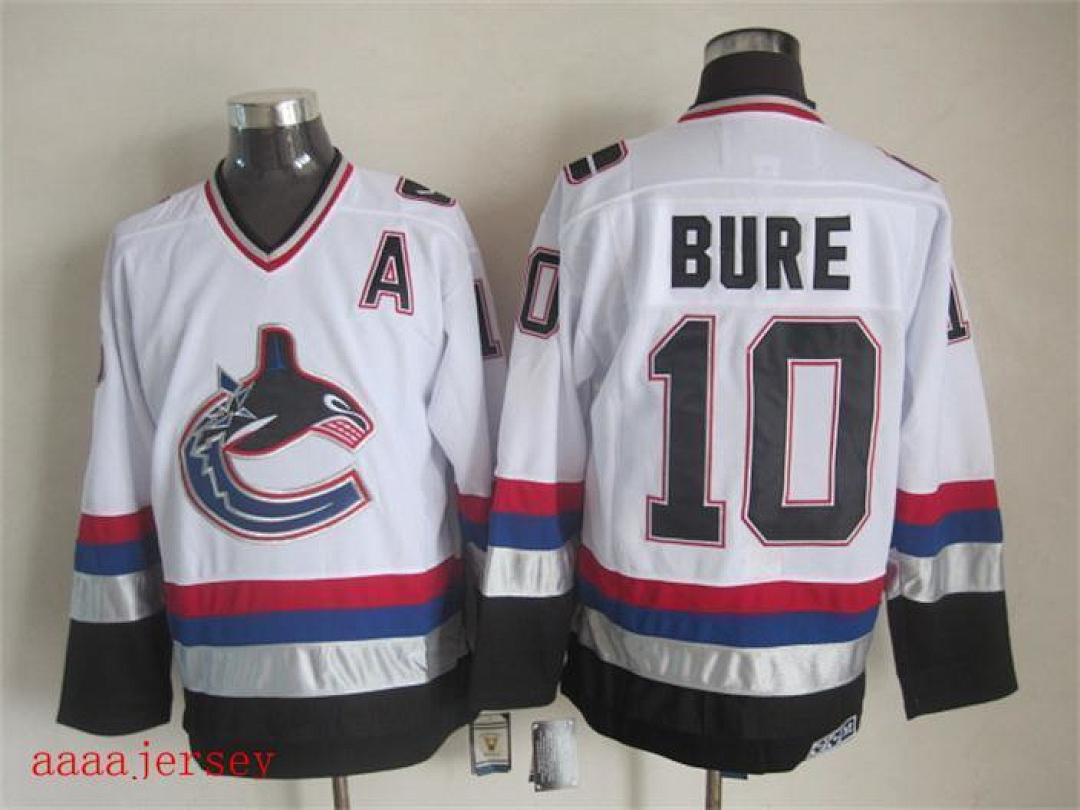 Vancouver Canucks retro ice hockey jersey M-3XL 温哥华加人队复古冰球服(2) 4