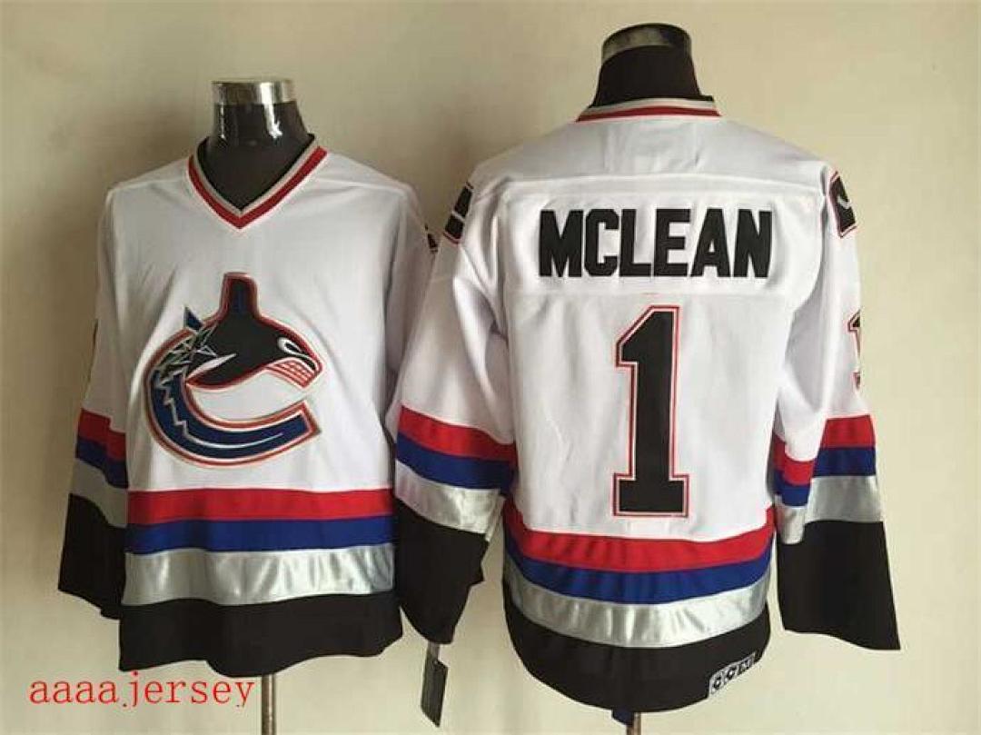 Vancouver Canucks retro ice hockey jersey M-3XL 温哥华加人队复古冰球服(2) 6