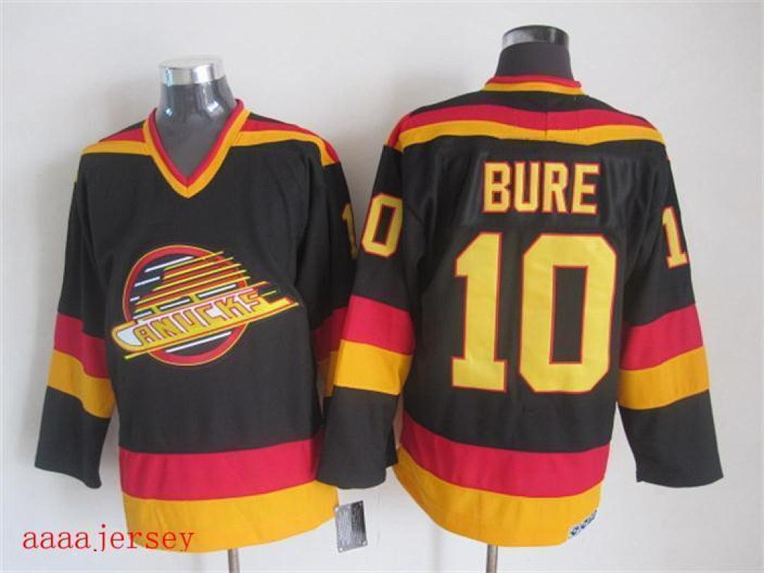 Vancouver Canucks rétro ice hockey maillot M-3XL (1) maillot de hockey rétro 3