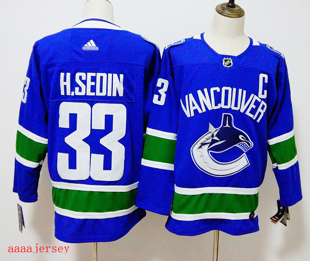 Vancouver Canucks ice hockey jersey M-3XL 温哥华加人队冰球服(5) 3