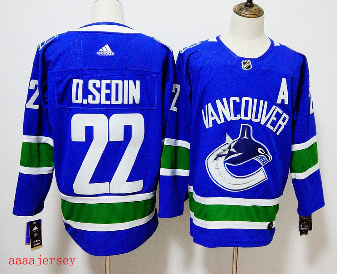 Vancouver Canucks ice hockey jersey M-3XL 温哥华加人队冰球服(5) 4