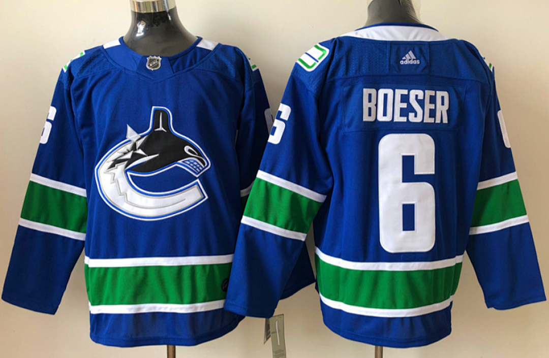 Vancouver Canucks ice hockey jersey M-3XL 温哥华加人队冰球服 4
