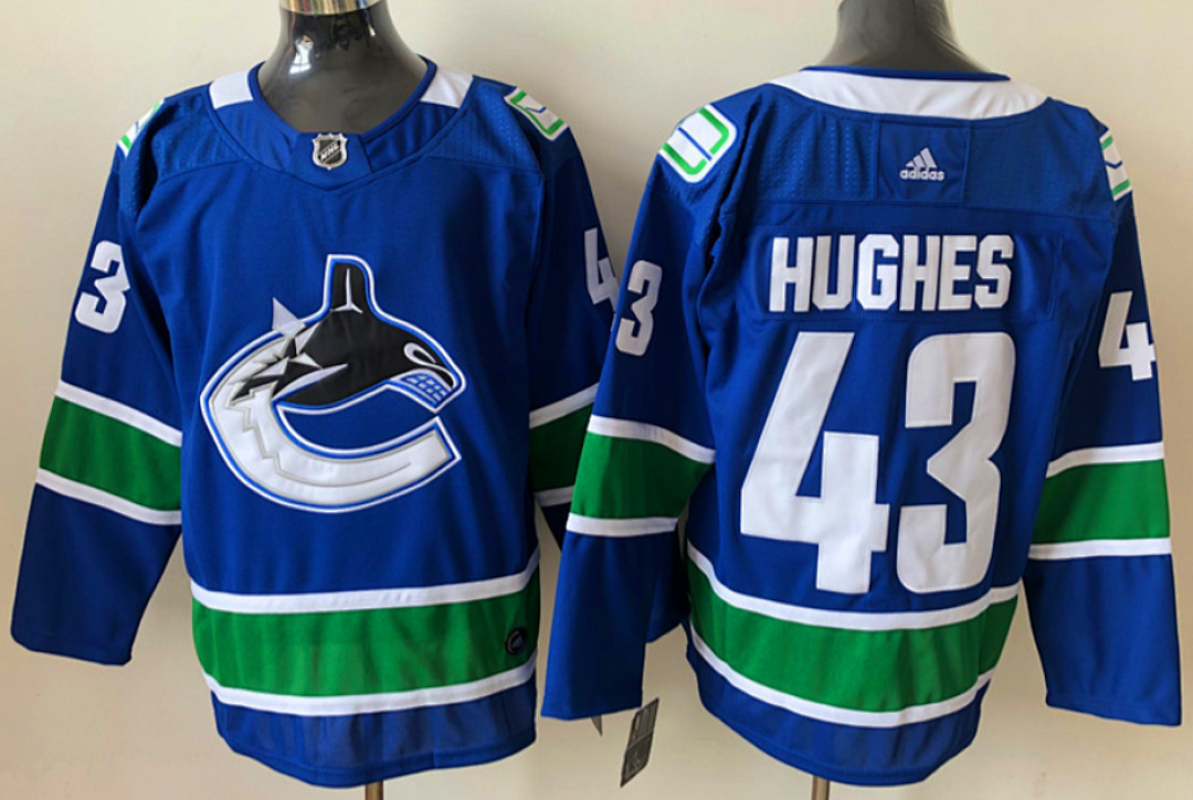 Vancouver Canucks ice hockey jersey M-3XL 温哥华加人队冰球服 5