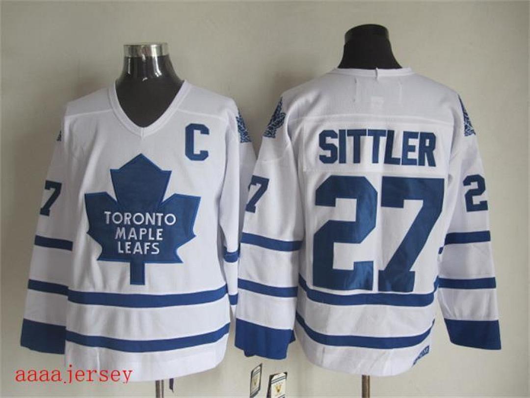 Toronto Maple Leafs retro ice hockey jersey M-3XL 多伦多枫叶队复古冰球服(11) 6