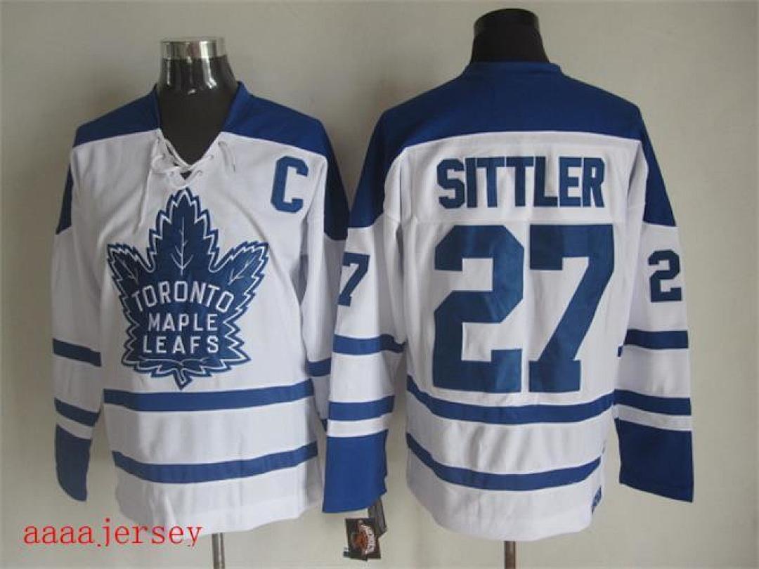 Toronto Maple Leafs retro ice hockey jersey M-3XL 多伦多枫叶队复古冰球服(10) 10