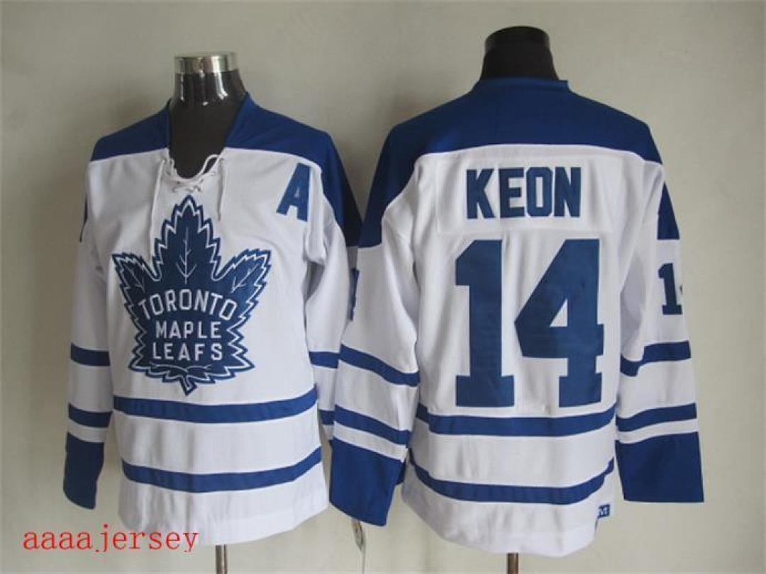 Toronto Maple Leafs retro ice hockey jersey M-3XL 多伦多枫叶队复古冰球服(10) 4