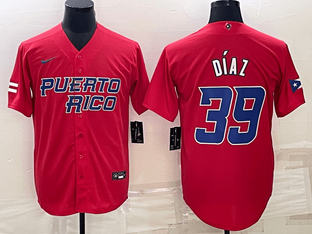 Puerto Rico 2023 World Cup Baseball Jerseys