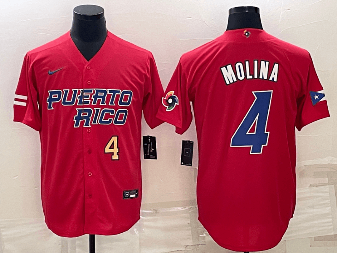 Puerto Rico 2023 World Cup Baseball Jerseys 10