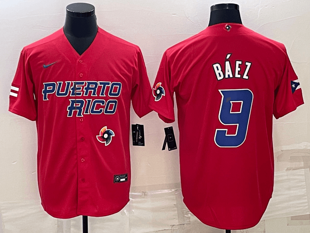 Puerto Rico 2023 World Cup Baseball Jerseys 12