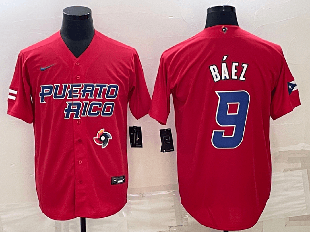Puerto Rico 2023 World Cup Baseball Jerseys 13