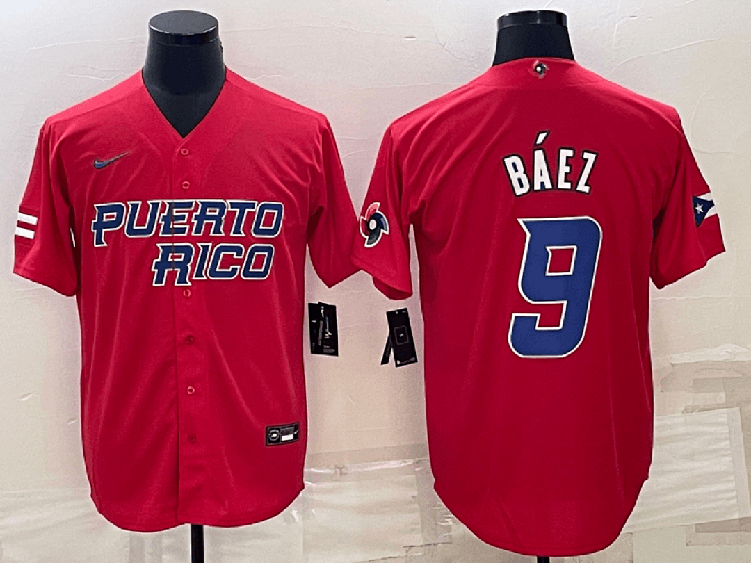 Puerto Rico 2023 World Cup Baseball Jerseys 14