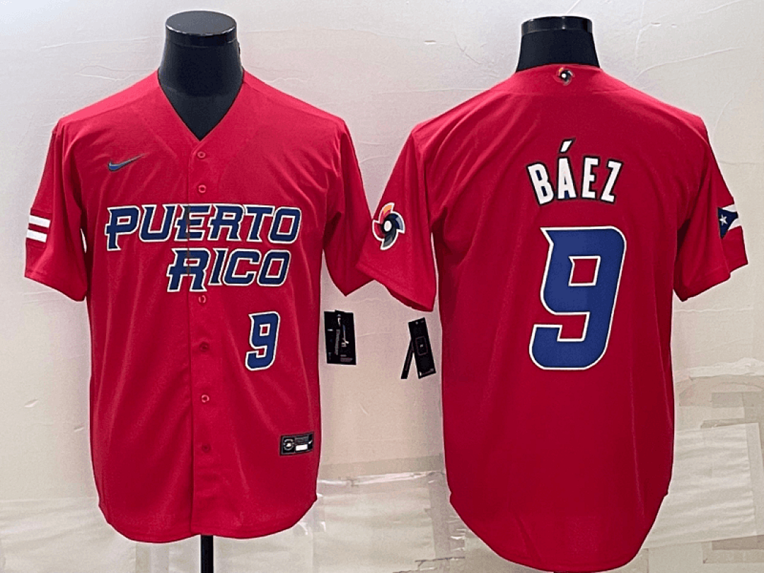 Puerto Rico 2023 World Cup Baseball Jerseys 16