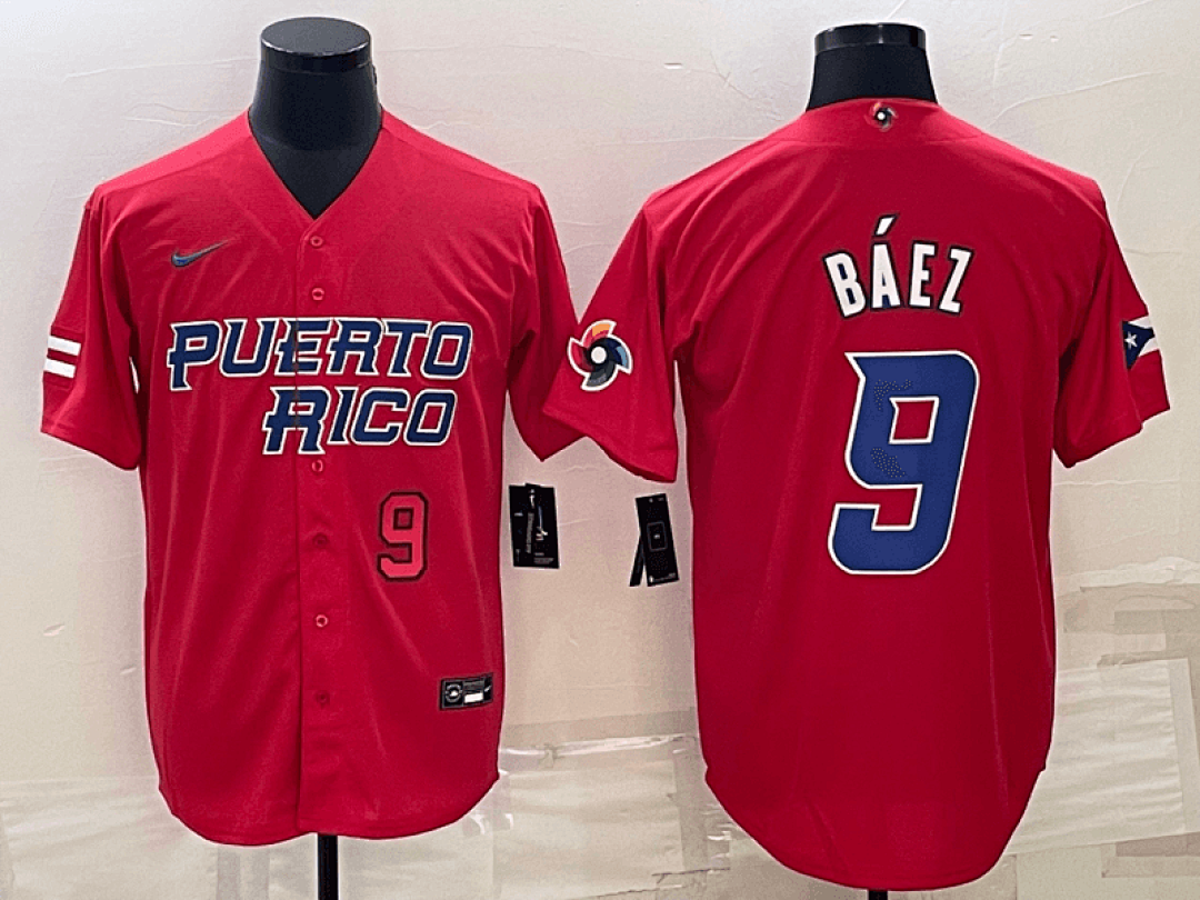 Puerto Rico 2023 World Cup Baseball Jerseys 19