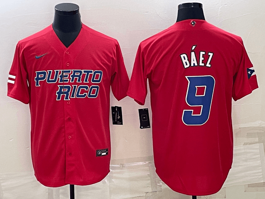 Puerto Rico 2023 World Cup Baseball Jerseys 21