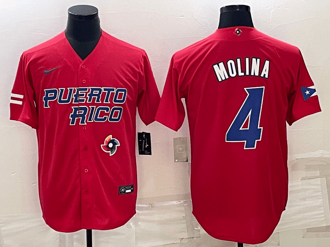 Puerto Rico 2023 World Cup Baseball Jerseys 3