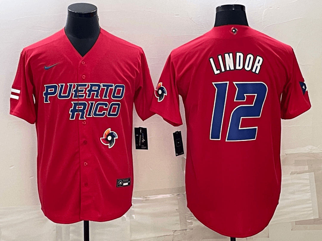 Puerto Rico 2023 World Cup Baseball Jerseys 32