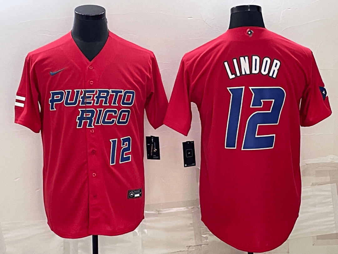 Puerto Rico 2023 World Cup Baseball Jerseys 38