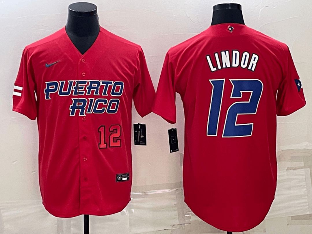Puerto Rico 2023 World Cup Baseball Jerseys 39