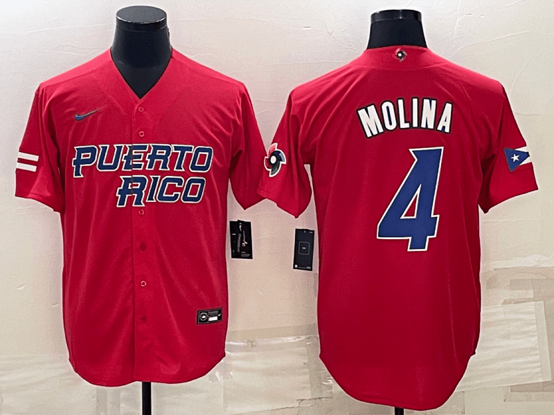 Puerto Rico 2023 World Cup Baseball Jerseys 4
