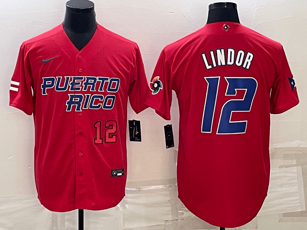 Puerto Rico 2023 World Cup Baseball Jerseys 40