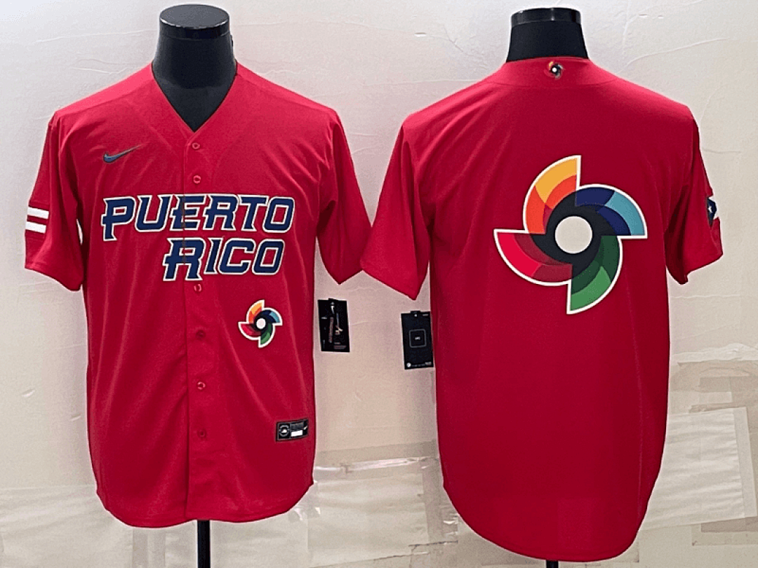 Puerto Rico 2023 World Cup Baseball Jerseys 42