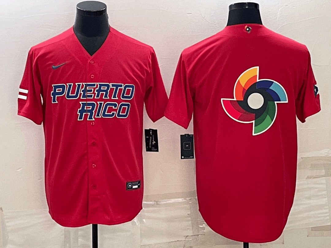 Puerto Rico 2023 World Cup Baseball Jerseys 44
