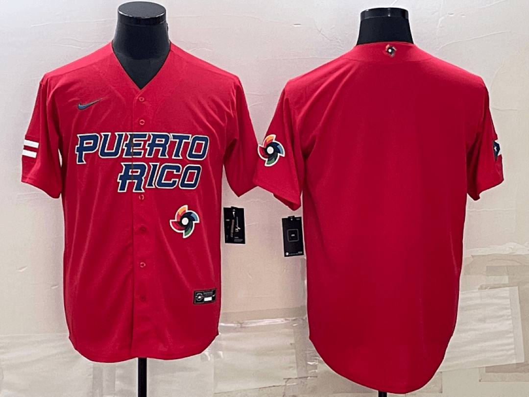 Puerto Rico 2023 World Cup Baseball Jerseys 45
