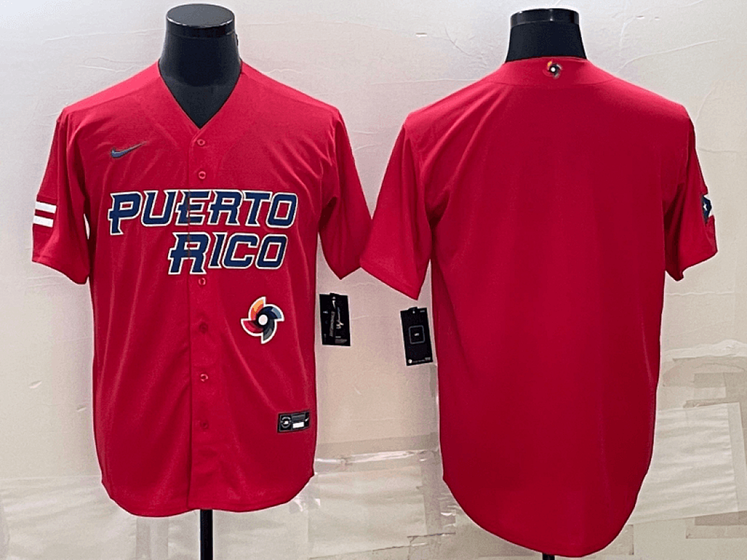 Puerto Rico 2023 World Cup Baseball Jerseys 47
