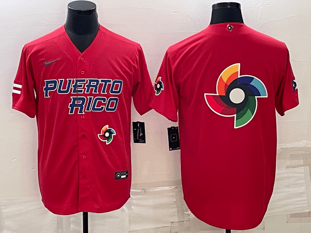 Puerto Rico 2023 World Cup Baseball Jerseys 49