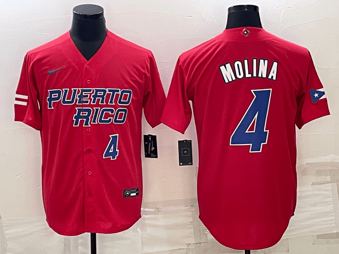 Puerto Rico 2023 World Cup Baseball Jerseys 5