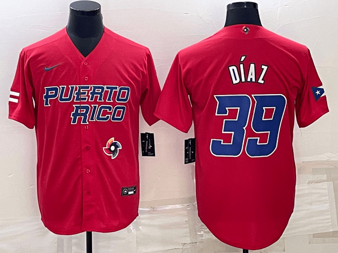 Puerto Rico 2023 World Cup Baseball Jerseys 51