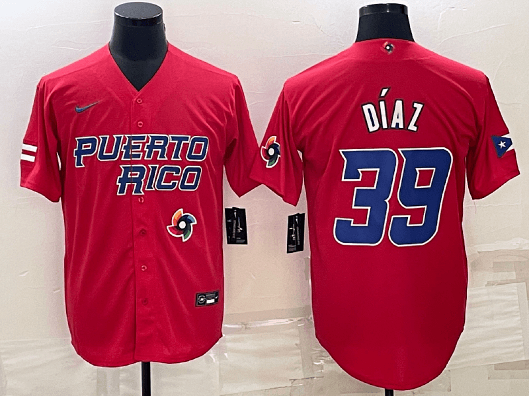 Puerto Rico 2023 World Cup Baseball Jerseys 52