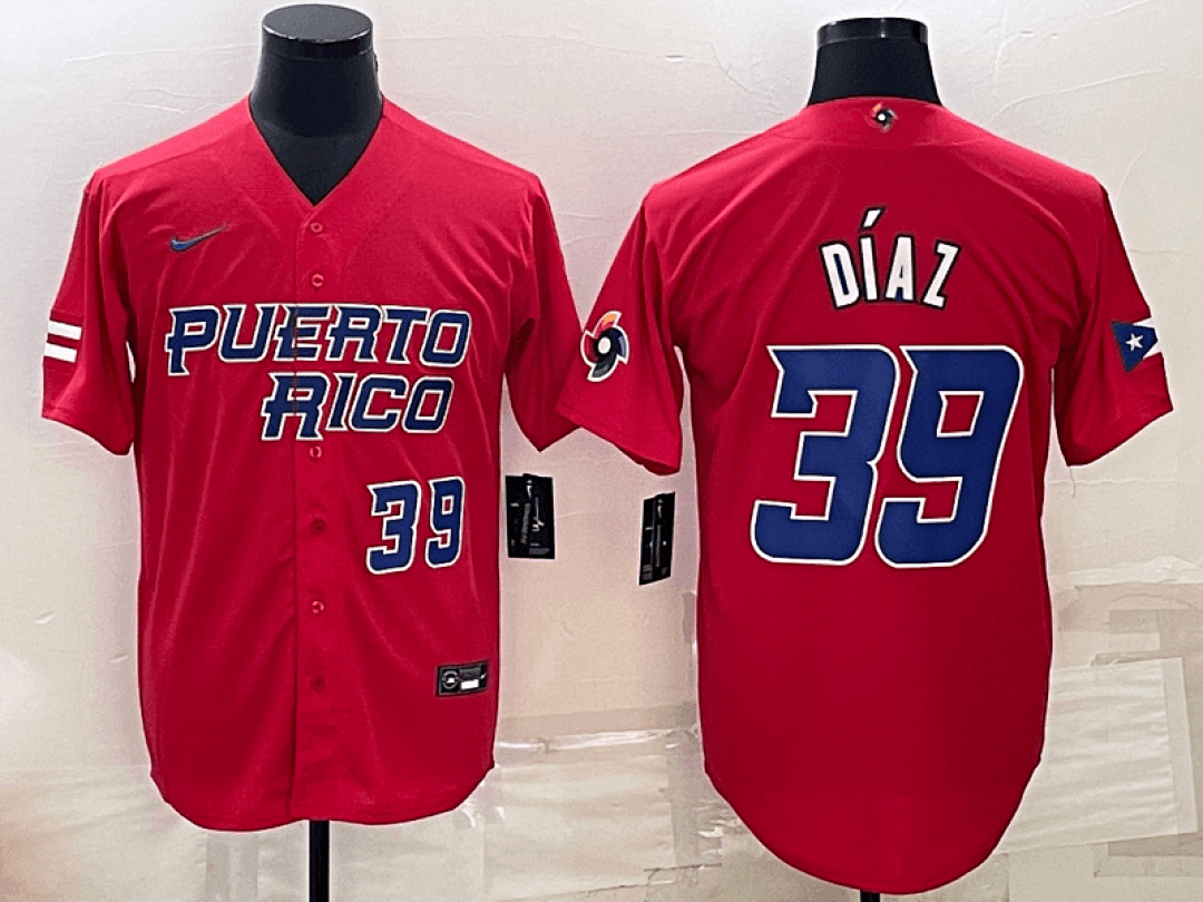 Puerto Rico 2023 World Cup Baseball Jerseys 56