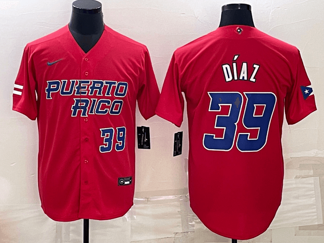 Puerto Rico 2023 World Cup Baseball Jerseys 57