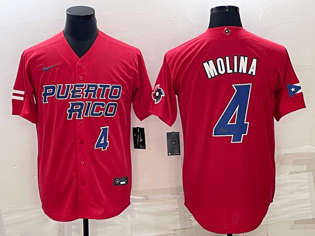 Puerto Rico 2023 World Cup Baseball Jerseys 6