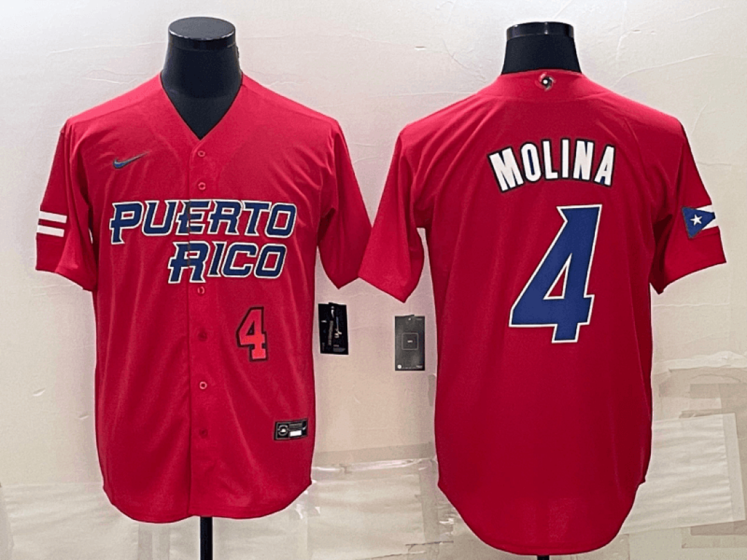 Puerto Rico 2023 World Cup Baseball Jerseys 7