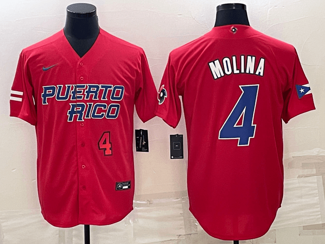 Puerto Rico 2023 World Cup Baseball Jerseys 8