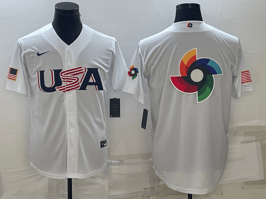 USA 2023 World Cup Baseball Jerseys 10