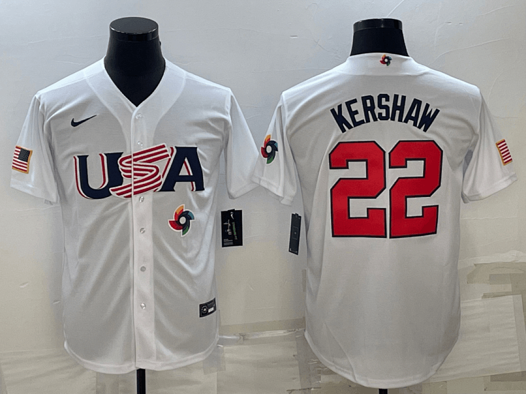 USA 2023 World Cup Baseball Jerseys 11