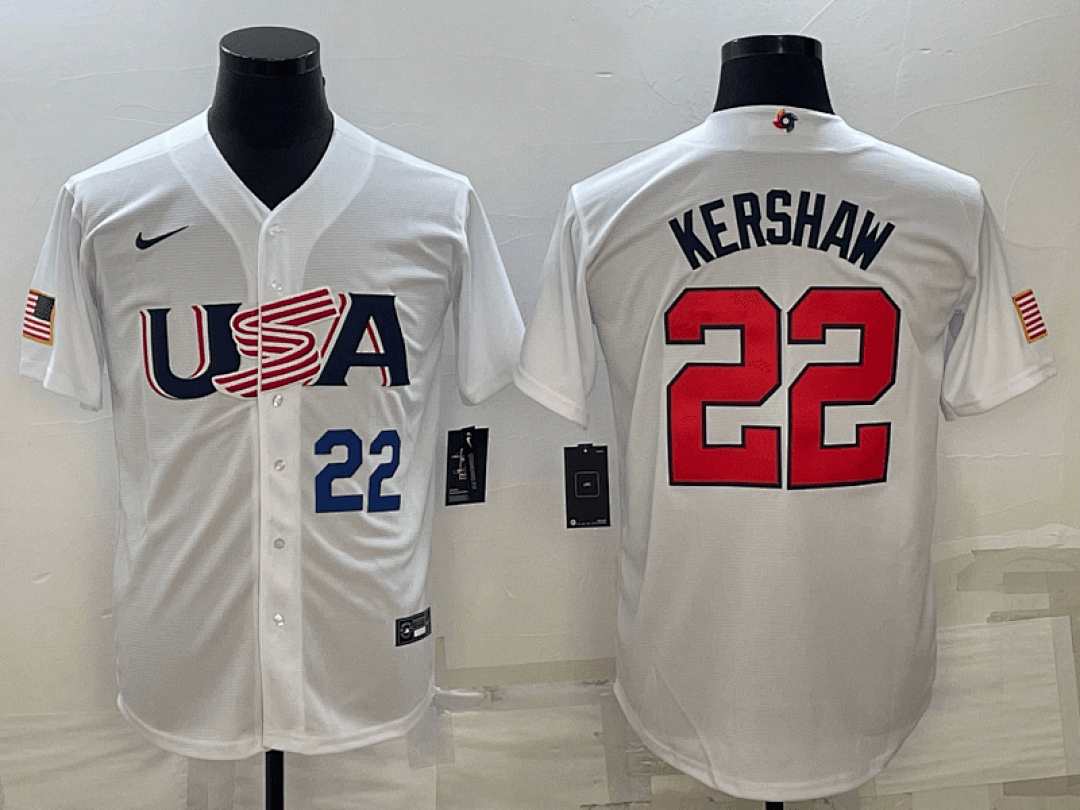 USA 2023 World Cup Baseball Jerseys 12