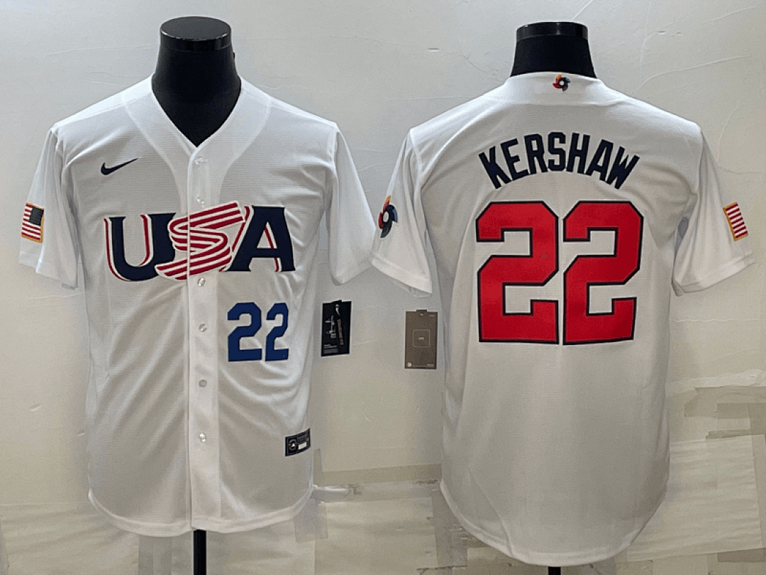 USA 2023 World Cup Baseball Jerseys 13