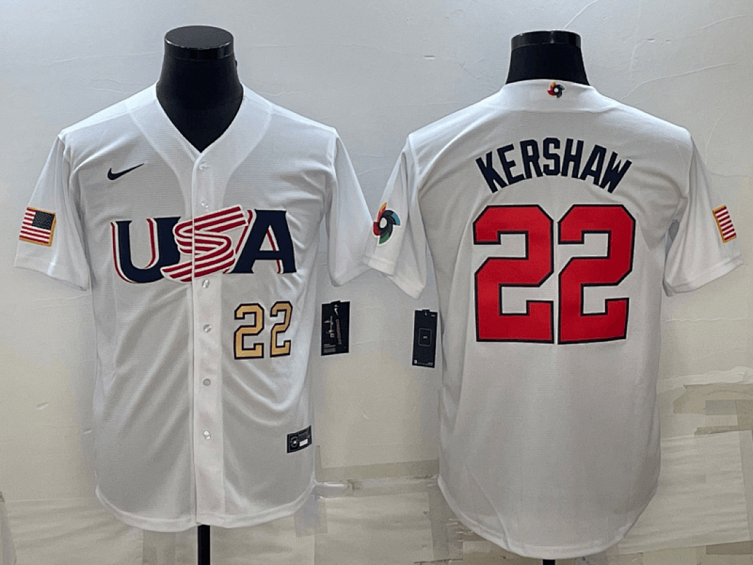 USA 2023 World Cup Baseball Jerseys 15