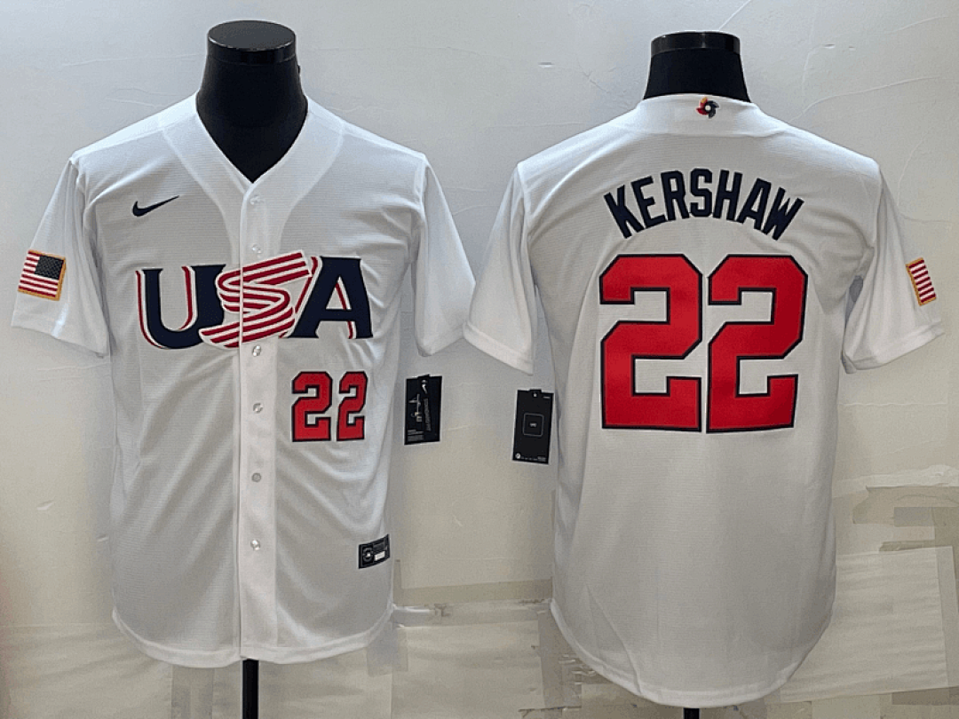 USA 2023 World Cup Baseball Jerseys 16